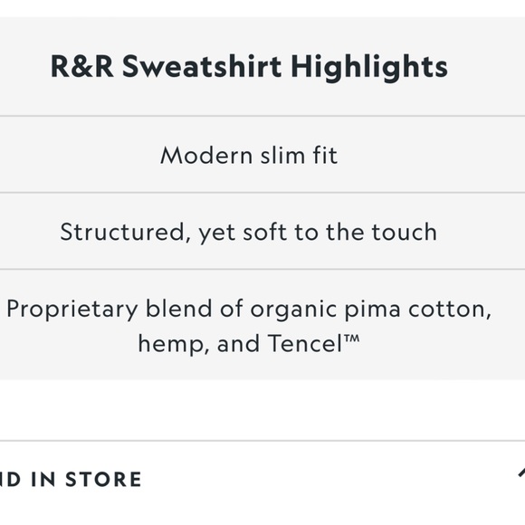 NWT allbirds Men’s  R& R Sweatshirt - Picture 7 of 16